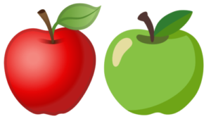 green apple emoji