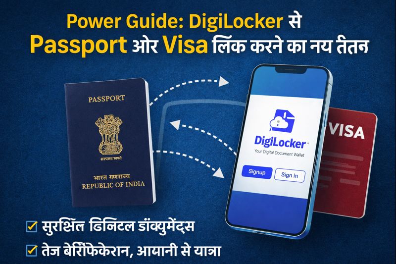 Power Guide: DigiLocker से Passport और Visa लिंक करने का नया तरीका