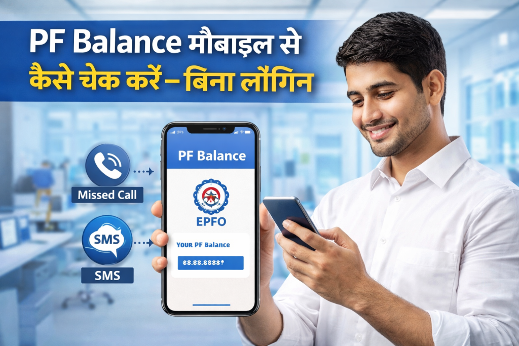5 आसान तरीके:PF Balance मोबाइल से कैसे चेक करें – बिना लॉगिन (Power Guide)